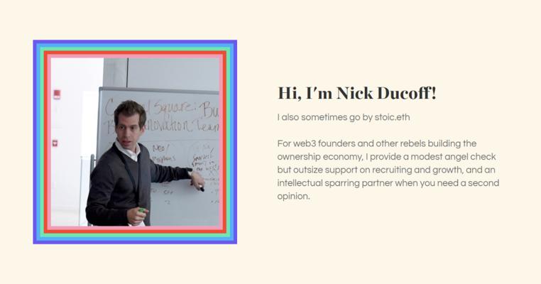 Nick Ducoff, photo 1