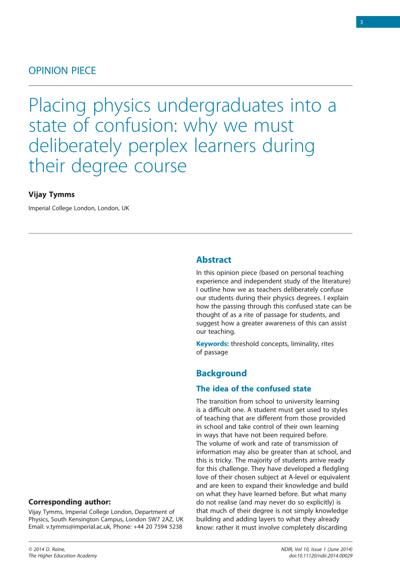 Vijay Tymms, photo 1