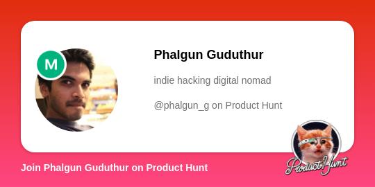 Phalgun Guduthur, photo 1