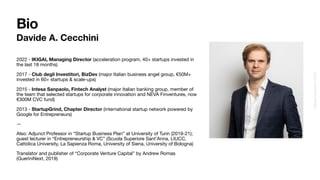 Davide Cecchini, photo 2