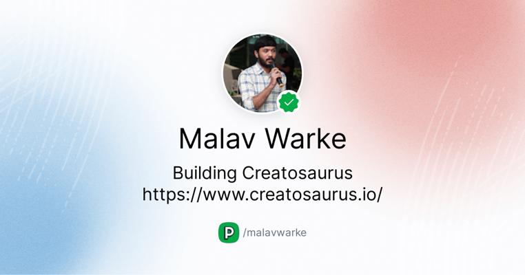 Malav Warke, photo 1