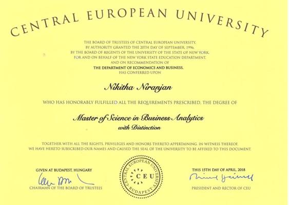 Nikitha Niranjan, photo 2