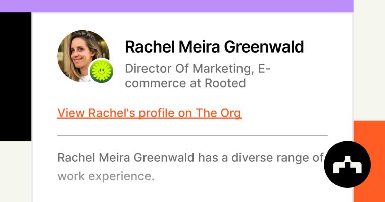Rachel Meira Greenwald, photo 2