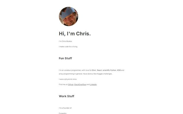Chris Muktar, photo 1