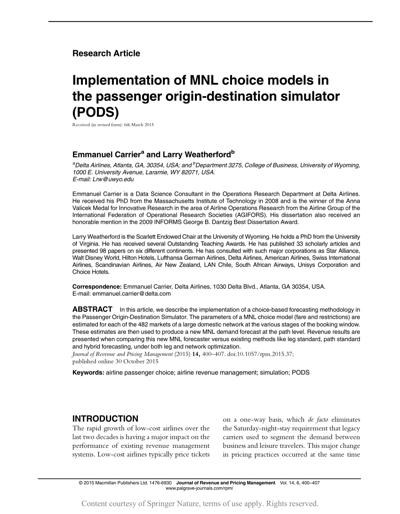 Emmanuel Carrier, photo 2