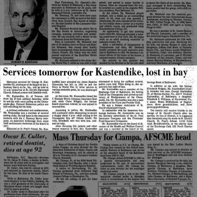 George Kastendike, photo 1