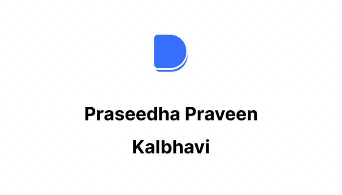 Praseedha Kalbhavi, photo 2