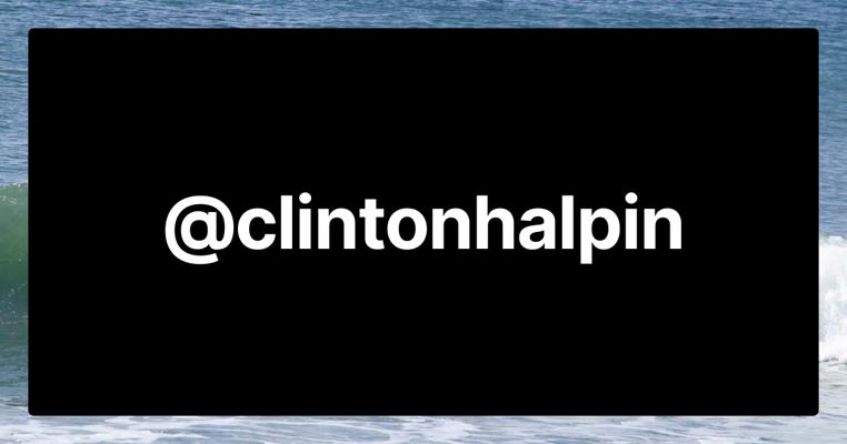 Clinton Halpin, photo 2