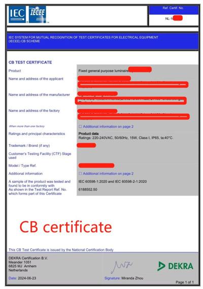 certification clearance Li, photo 2