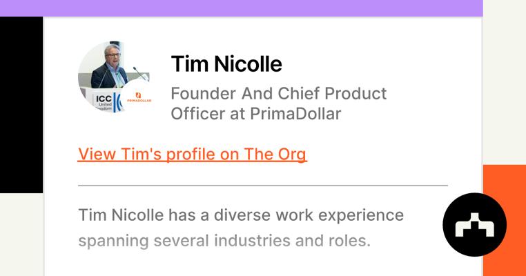 Tim Nicolle, photo 1