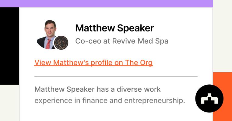 Matthew Speaker, photo 1