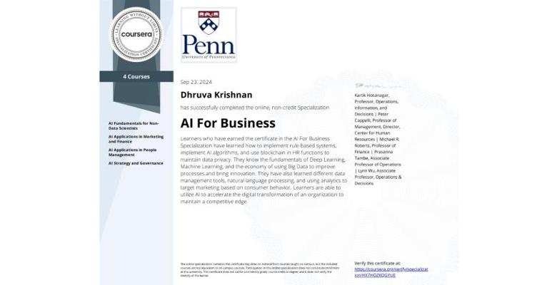 Dhruva Krishnan, photo 1