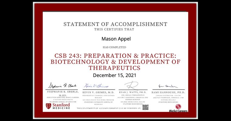 Mason Appel, photo 1