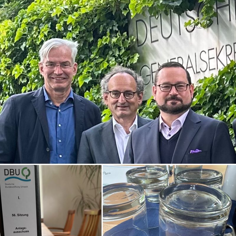 Money, Money, Money…
Heute Sitzung des Anlageausschuss zur Kontrolle des DBU-Vermögens und unserer
