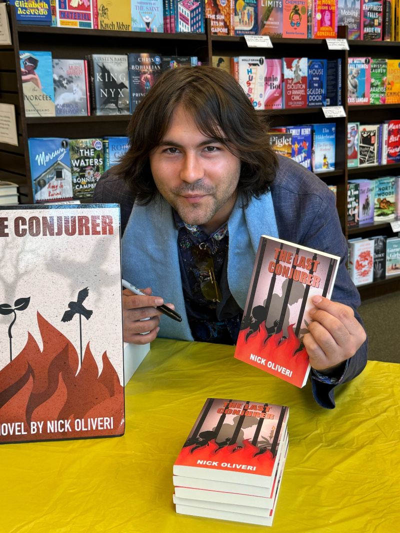 Pen got hot this weekend. Great people and readers in Riverside yesterday and Chino Hills today.