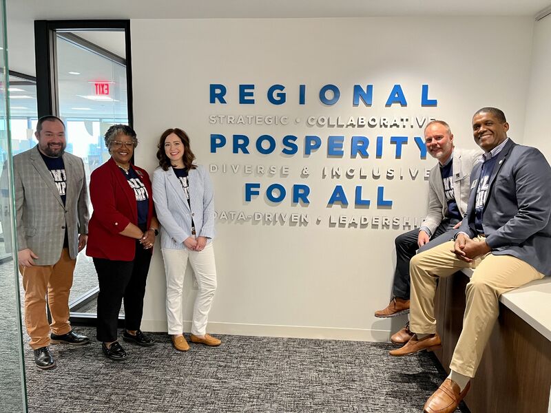 Today, our Real World Learning Champions team presented to the Board of Directors of the Civic Counc