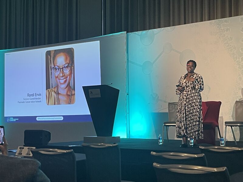 So amazing to hear from cancer survivors at American Society of Clinical Oncology (ASCO). Randi Erv