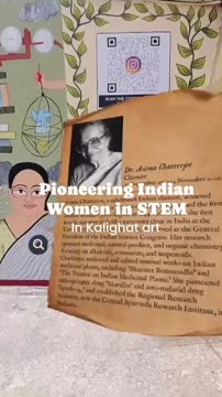 Here’s our mural by in Kalighat art by team MeMeraki and our master artist Uttam Chitrakar and team